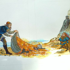 Иллюстрация к книге "Скандинавские легенды"