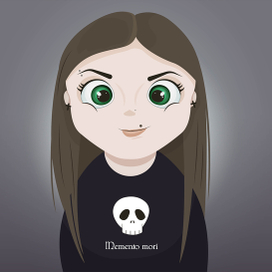 Девочка гот