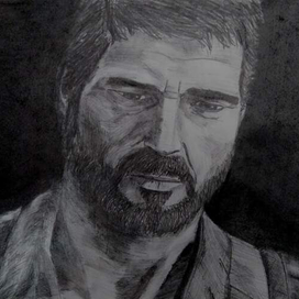 портрет Джоэла Миллера из серии игр The Last of Us