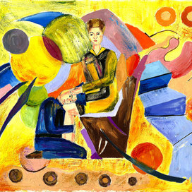 Растворение кристала.