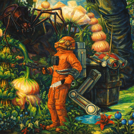 посредь великанов