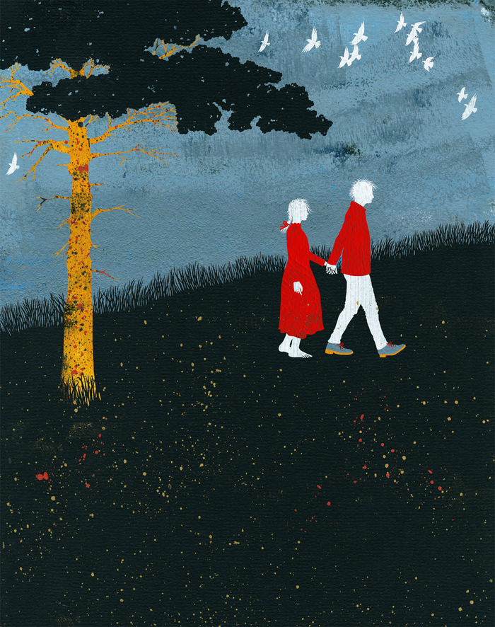 Иллюстрация - 17 к сказке Х.К. Андерсена "Снежная королева"