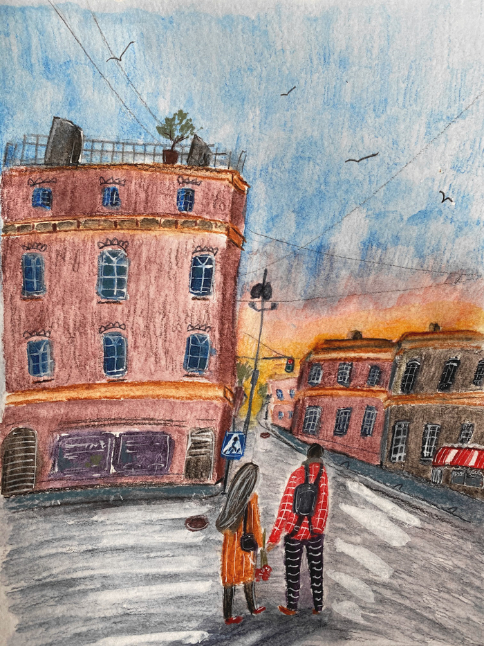 Может зайдем в кафе?