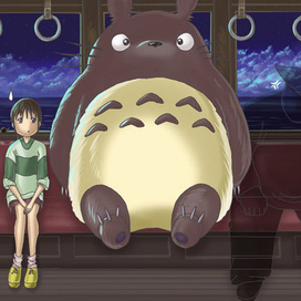 кросс Фан-арт студии Ghibli