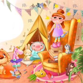 Иллюстрации к стихам Инны Невской "Пушистые почемучки"