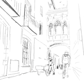 Зарисовки старого города 