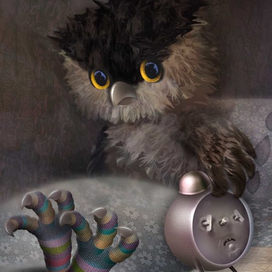 лицо будильника