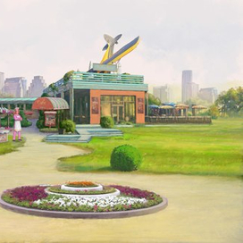 Парк - локация для компьютерной игры