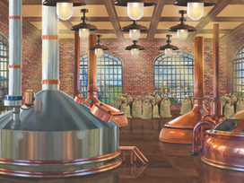 Пивной завод ретро