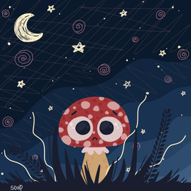 Ночной грибочек