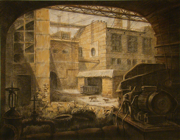 Кусочек лакокрасочного завода