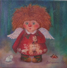 Ангел с оленями