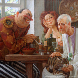 Арлекин, Пьеро и Коломбина