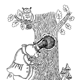 Мистер свин читает письмо