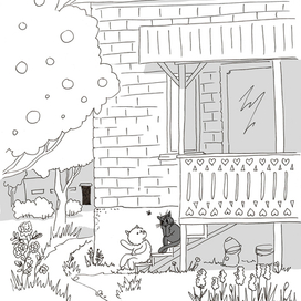 Разговор Дружка с котенком Зевсом