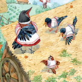 мышь и воробей