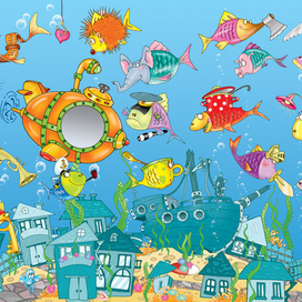 разворот для детского журнала