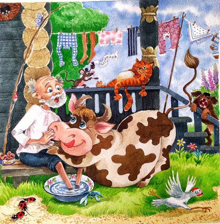 Буренка по прозвищу Мурка