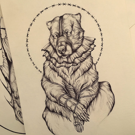 Грустный мишка