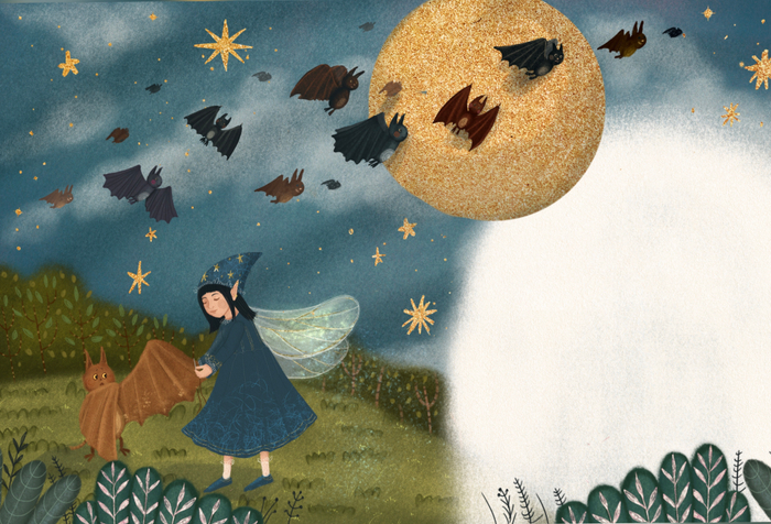 Книжная иллюстрация, разворот