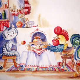 Кот и Петух..