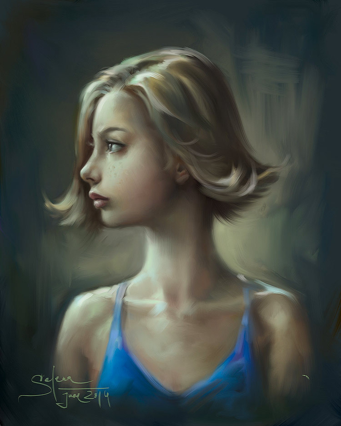 Селена. Концепт персонажа. Вариант