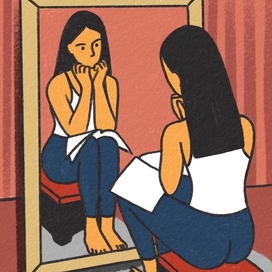 Woman with mirror vol.3