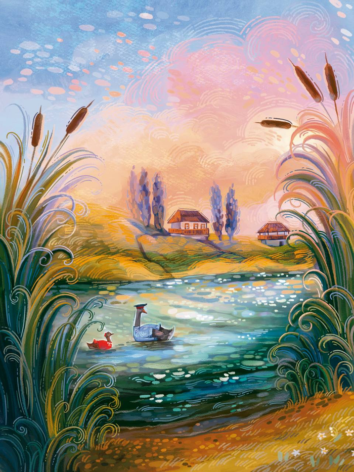 Гусь и утка