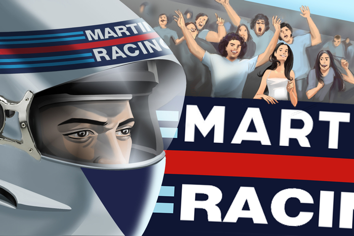  роспись стен в офисе Мартини