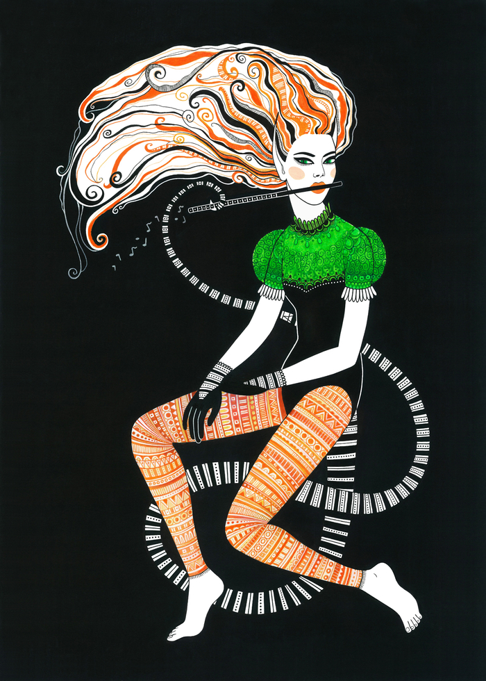 Осень играет на флейте