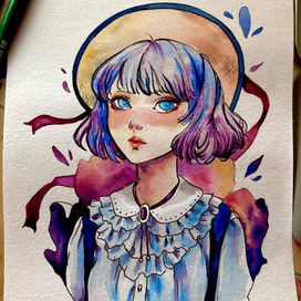 Девушка в шляпе