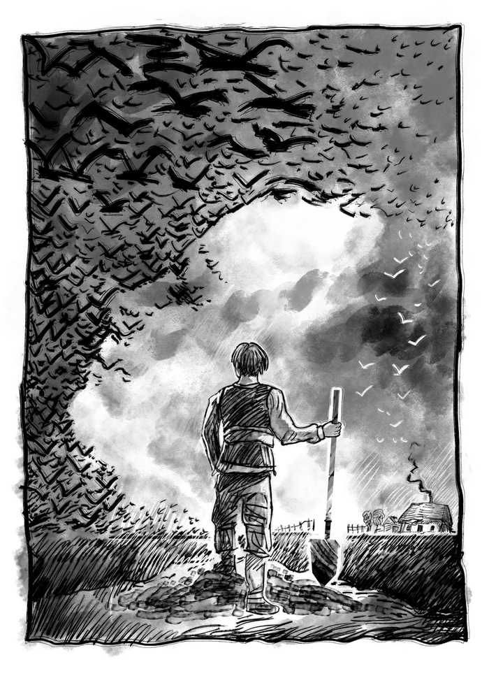 иллюстрация для повести Марины и Сергея Дяченко  «Хозяин колодцев»