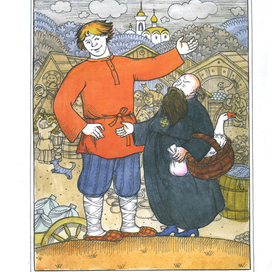 Сказка  попе и работнике его Балде