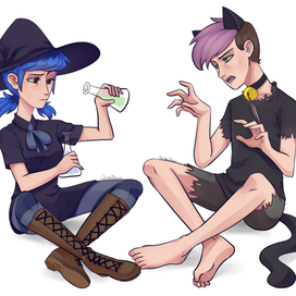 Ведьма и черный кот