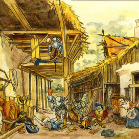 &quot;Мародеры&quot; к роману Ганса Якоба Кристофа Гриммельсгаузена &quot;Симплициссимус&quot;.