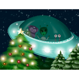 Новогоднее НЛО