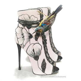 сапожки и нектарница