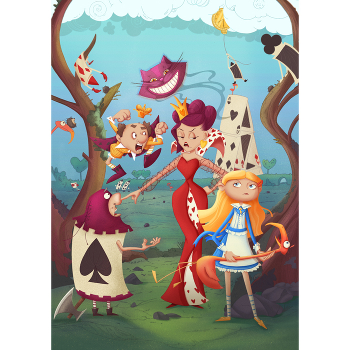 Иллюстрация к произведению «Алиса в стране чудес»