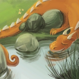 Дракон на водопое