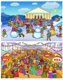 для рекламного ролика "Ярмарка меда в Манеже " "Союз пчеловодов России"