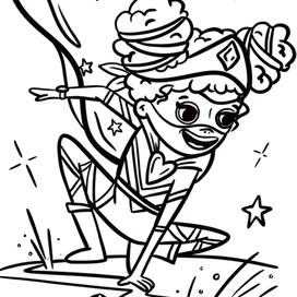 Раскраска с супер-героями