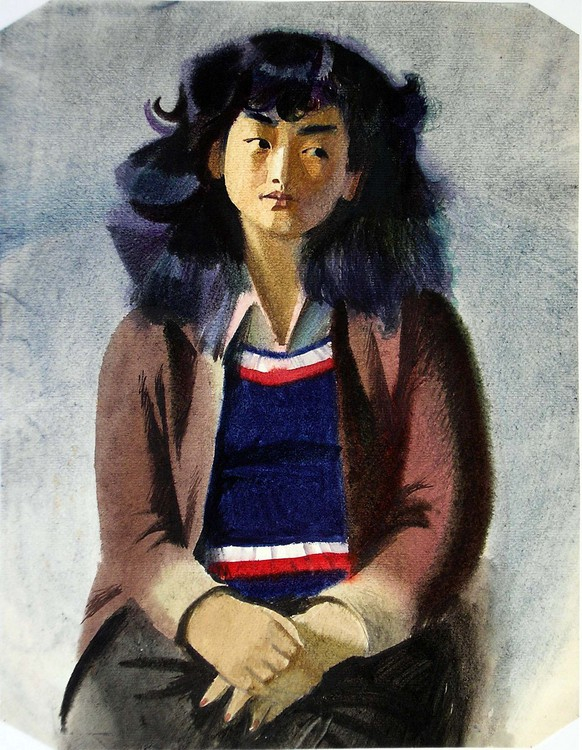 Корейская студентка.