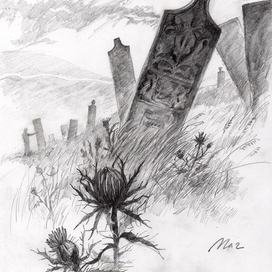 "Память предков" иллюстрация к повести "Времена Года" 