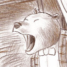 Эскиз:мишка-певец))