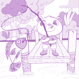 Иллюстрация для детской книги