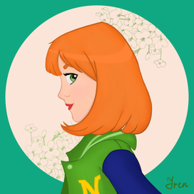 Рыжая девушка