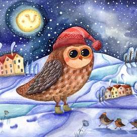 "Ночь, улица, сова" 🦉 