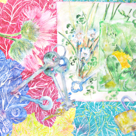 Ключи. Лето-Осень. Открытка