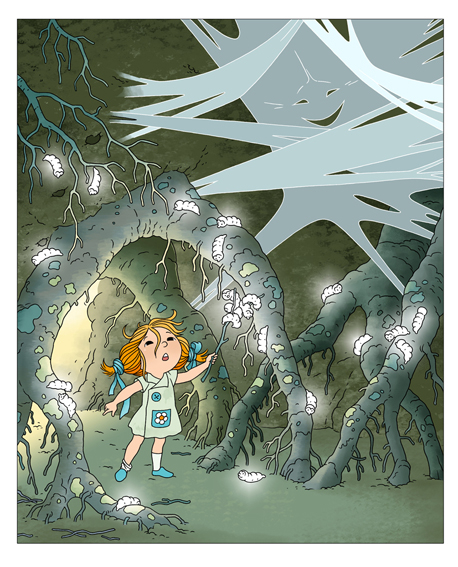 Иллюстрация к книге Олега Васютинского "Зюзюка Зю"