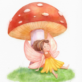 Фея под грибком